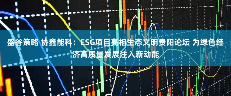 盛谷策略 协鑫能科：ESG项目亮相生态文明贵阳论坛 为绿色经济高质量发展注入新动能